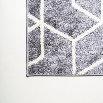 Tumbling Blocks Modern Geometric Area Rug 2
